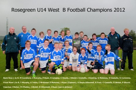 U14 West B Football Champions 2012